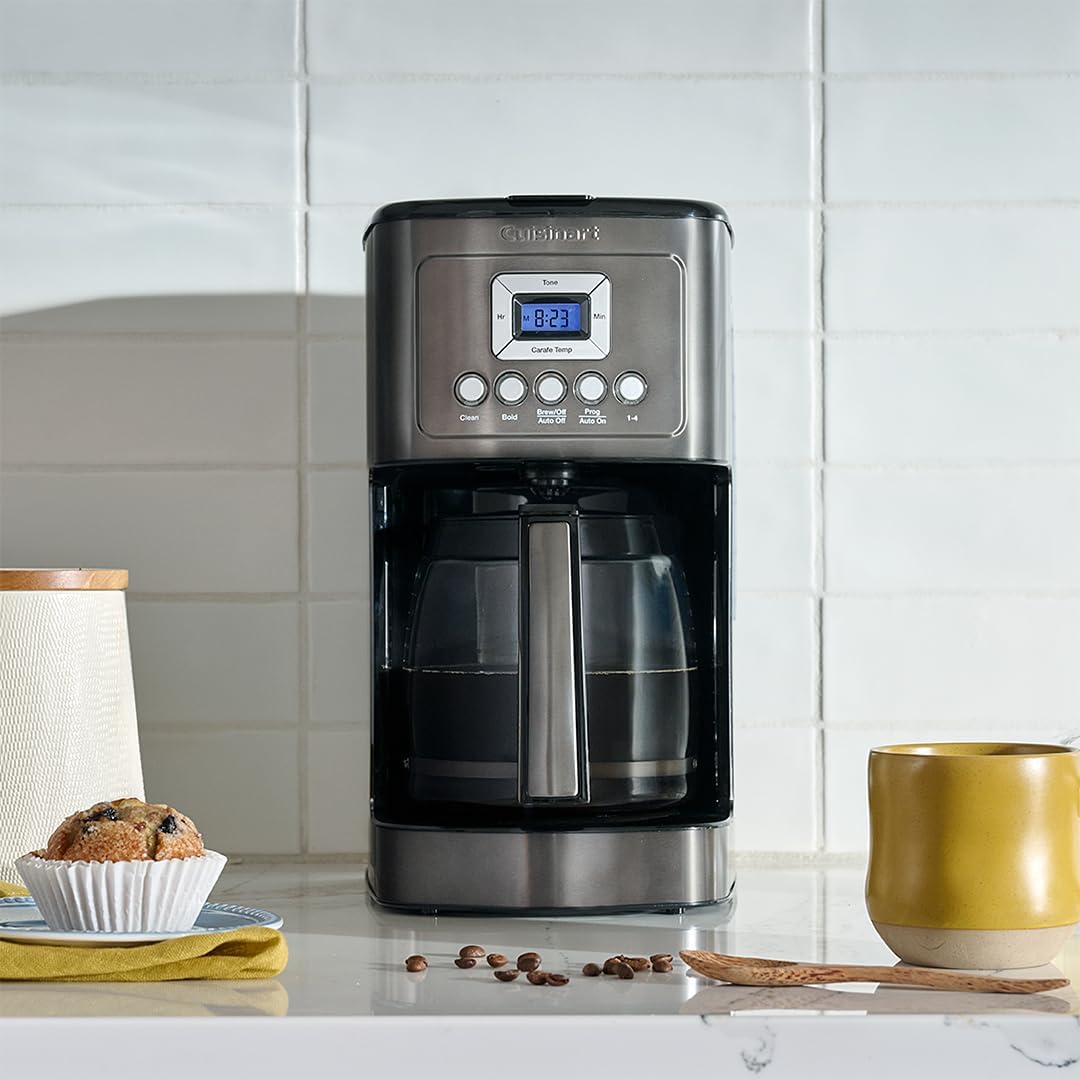 Cuisinart 14-Cup Programmable Coffee Maker | PerfecTemp, Brew Strength Control & Glass Carafe